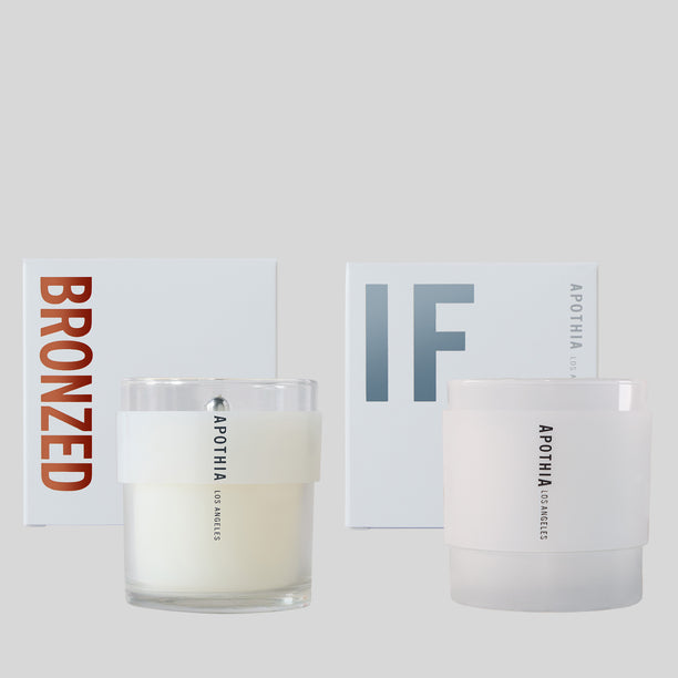 BRONZED + IF Candle Duo