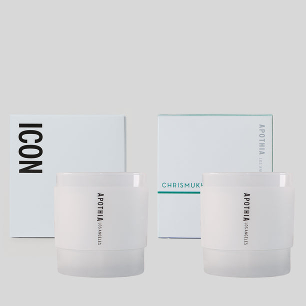 ICON + CHRISMUKKAH Candle Duo